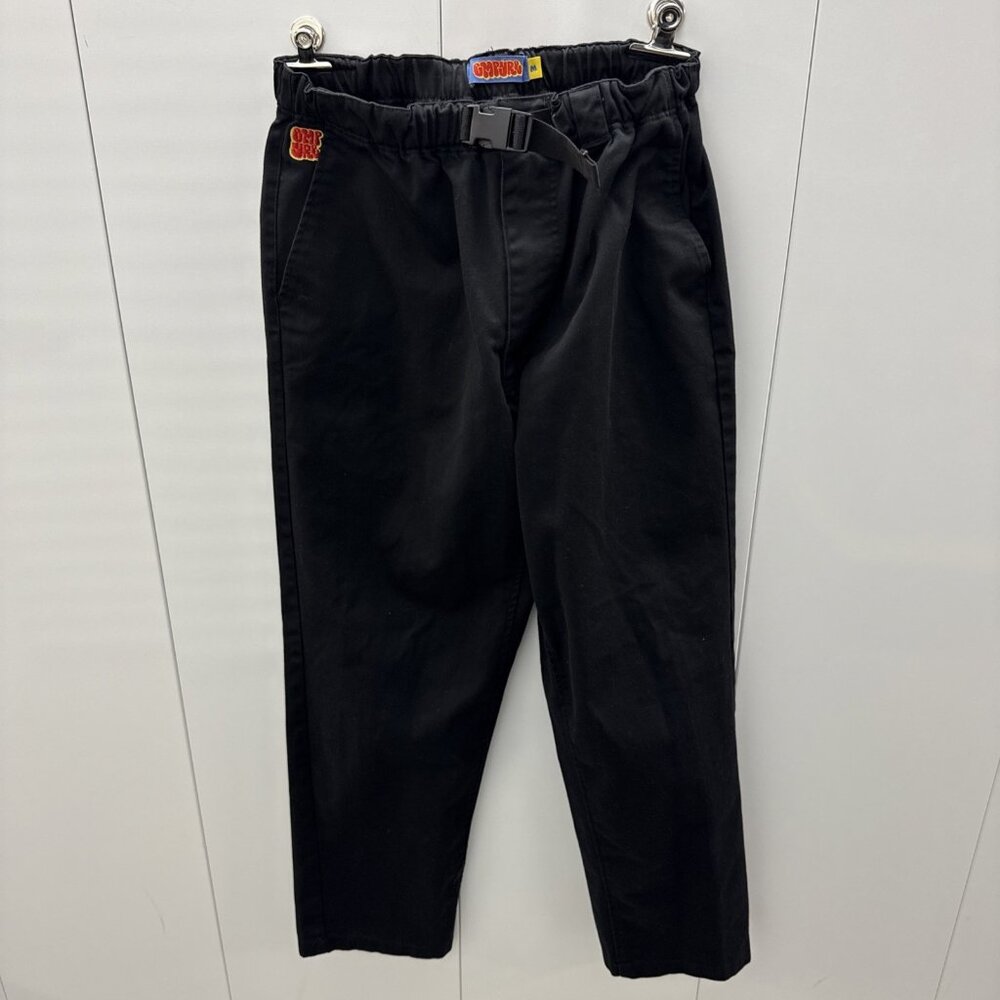 Empyre Bkack Skate Pants Elastic Waist Adjustable Belt Size Medium